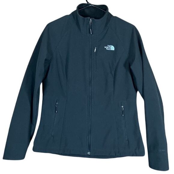 The North Face Womens Jacket Black Apex Bionic Full Zip High Neck Long Sleeve M - Picture 1 of 12
